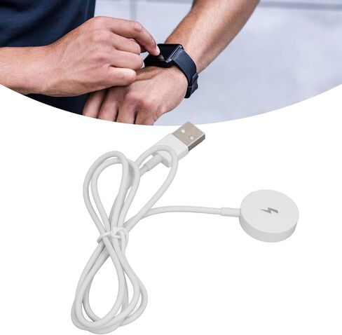 Smart Watch Charger for for ART5001 ART5002 ART5003 ART5004 ART5005, Replacement Magnetic Watch USB Charging Cable Cord Charger Dock (White) in Saudi Arabia