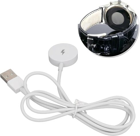 Smart Watch Charger for for ART5001 ART5002 ART5003 ART5004 ART5005, Replacement Magnetic Watch USB Charging Cable Cord Charger Dock (White) in Saudi Arabia