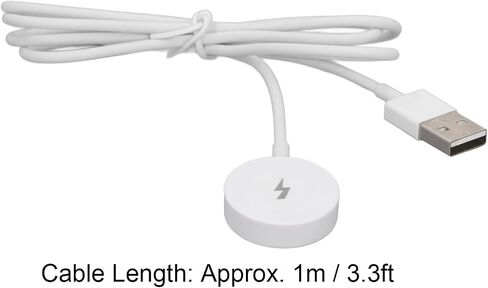 Smart Watch Charger for for ART5001 ART5002 ART5003 ART5004 ART5005, Replacement Magnetic Watch USB Charging Cable Cord Charger Dock (White) in Saudi Arabia