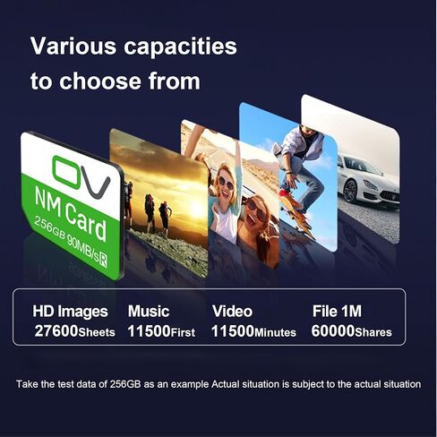 OV NM Card 128GB 90MB/S Nano Memory Card Compatible only with Huawei Mate Mate20 Mate30 Mate40 Mate50 Mate60 Series/ P30 P40 p50 p60 Pro Series/Honor30 pro Nova Enjoy Series in Saudi Arabia