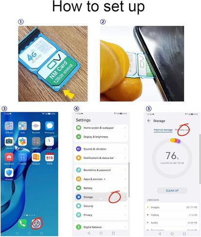 OV NM Card 128GB 90MB/S Nano Memory Card Compatible only with Huawei Mate Mate20 Mate30 Mate40 Mate50 Mate60 Series/ P30 P40 p50 p60 Pro Series/Honor30 pro Nova Enjoy Series in Saudi Arabia