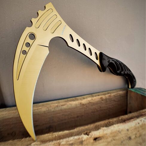 KCCEDGE BEST CUTLERY SOURCE Tactical Survival Knife - 12" Scythe Fixed Blade Full Tang Camping Accessory - Survival Kit and Tactical Gear 80015 in Saudi Arabia
