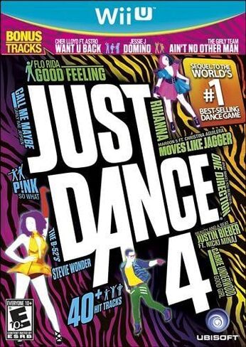 لعبة Just Dance 4 مع مسارات إضافية - لجهاز Nintendo Wii U (متجددة) in Saudi Arabia