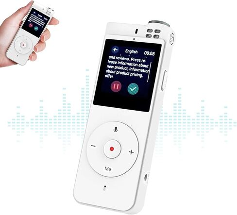 REMO Voice Recorder Support 134 Languages Voice to Text, Voice Translation, Digital Audio Recorder with Transcription to Text, No Monthly Fees or Subscribe, for Meetings, Classroom in Saudi Arabia