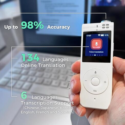 REMO Voice Recorder Support 134 Languages Voice to Text, Voice Translation, Digital Audio Recorder with Transcription to Text, No Monthly Fees or Subscribe, for Meetings, Classroom in Saudi Arabia