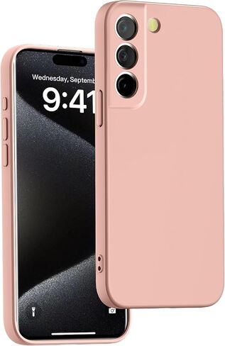 مصمم لجراب Galaxy S21 Plus، سيليكون نحيف مقاوم للصدمات [ناعم] [مضاد للخدش] [حماية من السقوط]، أحمر، MUS-XGJ-01-02 in Kuwait
