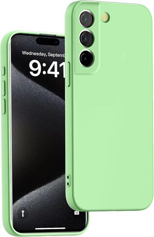 مصمم لجراب Galaxy S21 Plus، سيليكون نحيف مقاوم للصدمات [ناعم] [مضاد للخدش] [حماية من السقوط]، أحمر، MUS-XGJ-01-02 in Kuwait