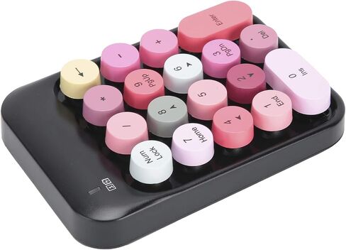 لوحة مفاتيح رقمية لاسلكية SUNGOOYUE AK18، 18 مفتاحًا، اتصال 2.4 جيجا هرتز، تصميم مضغوط 3.5x5.1x1.1 بوصة، متوافق مع iOS، تعمل ببطارية AAA (أخضر دريم) in Kuwait