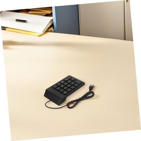 POPETPOP 2 قطعة لوحة أرقام USB سلكية لأجهزة الكمبيوتر المحمول المحمولة لوحة المفاتيح الرقمية مفاتيح مدمجة خفيفة الوزن لاستبدال لوحة المفاتيح للكمبيوتر المحمول والمحاسبة المالية in Saudi Arabia