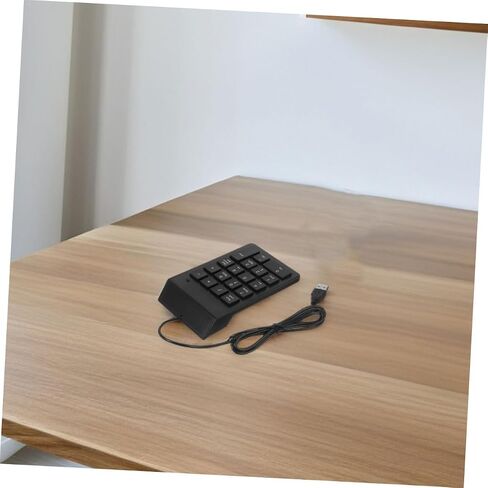 POPETPOP 2 قطعة لوحة أرقام USB سلكية لأجهزة الكمبيوتر المحمول المحمولة لوحة المفاتيح الرقمية مفاتيح مدمجة خفيفة الوزن لاستبدال لوحة المفاتيح للكمبيوتر المحمول والمحاسبة المالية in Saudi Arabia