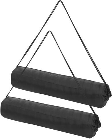 18x4.5 Inch Mini Tripod Monopod Case Bag, 2 Pack Nylon Foldable Tripod Carrying Case Storage Bag with Shoulder Strap for Outdoor Travel Camping, Black in Saudi Arabia
