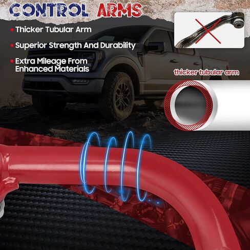 2-4" Lift Front Upper Control Arm for Ram 1500 2006-2022, Suspension Adjustable Control Arms with Ball Joint fit for Dodge 1500 2WD 4WD in Kuwait