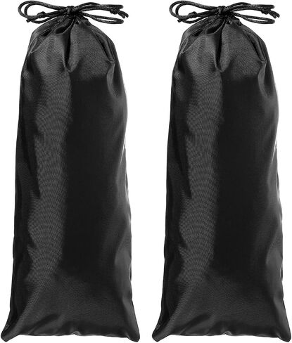 Tripod Case Bag, Nylon Tripod Storage Bag, Long Foldable Monopod Compact Carrying Organizer Pouch- Fitting for (Monopod/Light Stand/Umbrella/Travel) 24 x 8 In & 2 Pack & Black in Saudi Arabia