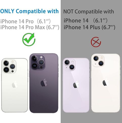 3 قطع من واقي عدسة الكاميرا الزجاجي المقوى لهاتف iPhone 14 Pro 6.1 بوصة وiPhone 14 Pro Max 6.7 بوصة، فائق الدقة، صلابة 9H، مضاد للخدش، سهل التركيب [لا يؤثر على اللقطات الليلية] in Kuwait