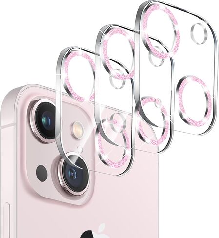 3 قطع من واقي عدسة الكاميرا الزجاجي المقوى لهاتف iPhone 14 Pro 6.1 بوصة وiPhone 14 Pro Max 6.7 بوصة، فائق الدقة، صلابة 9H، مضاد للخدش، سهل التركيب [لا يؤثر على اللقطات الليلية] in Kuwait