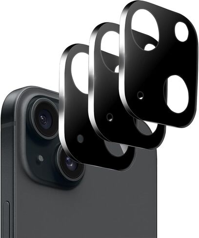 3 قطع من واقي عدسة الكاميرا الزجاجي المقوى لهاتف iPhone 14 Pro 6.1 بوصة وiPhone 14 Pro Max 6.7 بوصة، فائق الدقة، صلابة 9H، مضاد للخدش، سهل التركيب [لا يؤثر على اللقطات الليلية] in Kuwait