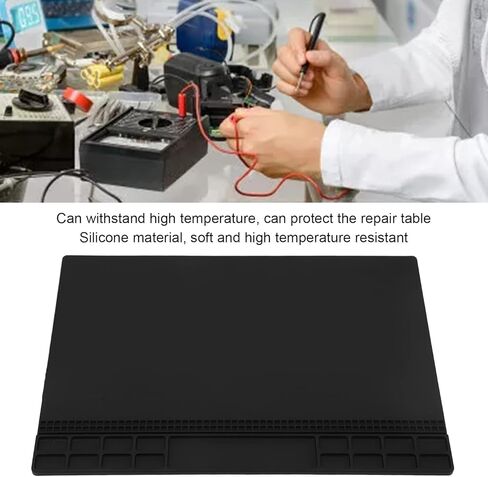 Maintenance Insulation Pad Heat Anti Ergonomic Thermal Insulation Silicone Pad for PCB Repair and Digital Motherboard Testing 1 Piece in Saudi Arabia