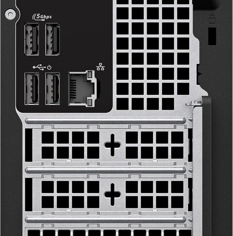 Dell ECT1250 Slim Desktop Computer - Intel Core Ultra 5-225 (10 Cores, Up to 4.9GHz), 64GB DDR5 RAM, 1TB PCIe SSD, Intel UHD Graphics, Win 11 Home, Wi-Fi 6, w/Keyboard & Mouse Combo in Saudi Arabia
