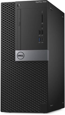 Dell Optiplex Mini Tower i7 Desktop 7050 Computer PC, 7050 Mini Tower Windows 11 Pro, Quad Core i7-7th 3.4GHz up to 4.0GHz, 16GB RAM, 512GB SSD, Keyboard (Renewed) in Saudi Arabia