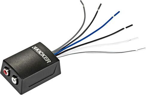 Kicker 46KISLOC2 K-Series محول إخراج خط ستيريو مع مخرج تشغيل عن بعد و46CK8 8 AWG 2-Channel Amp Kit in Saudi Arabia