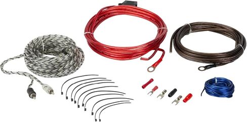 Scosche KPA6CC 6 Gauge 2-Channel Amp Wiring Kit, Complete Amplifier Installation Kit for Car Speakers & Subwoofers with Power & Ground Cables, RCA Audio Cable, Speaker Wire, Fuse Holder & Terminals in Saudi Arabia
