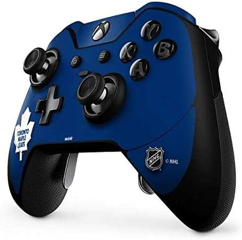 Skinit Decal Gaming Skin Compatible with Xbox One Elite Controller - Officially Licensed NHL Toronto Maple Leafs Solid Background Design in Saudi Arabia
