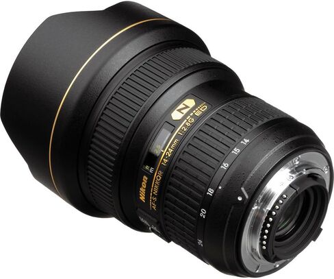 Nikon AF-S NIKKOR 14-24mm f/2.8G ED Lens (2163) + FTZ II Adapter + 64GB Memory Card + Backpack + Card Reader + Corel Photo Software + Flex Tripod + Memory Wallet + Cap Keeper + Cleaning Kit in Saudi Arabia