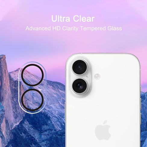 Ailun 3 Pack Camera Lens Protector for iPhone 14 6.1" ＆ iPhone 14 Plus 6.7",Tempered Glass,9H Hardness,Ultra HD,Anti-Scratch,Easy to Install,Case Friendly [Does not Affect Night Shots] in Saudi Arabia