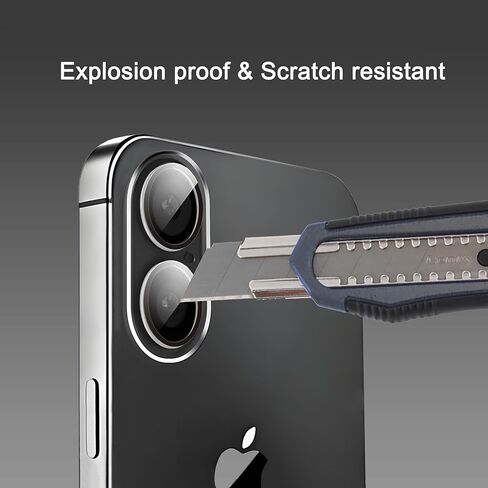 Ailun 3 Pack Camera Lens Protector for iPhone 14 6.1" ＆ iPhone 14 Plus 6.7",Tempered Glass,9H Hardness,Ultra HD,Anti-Scratch,Easy to Install,Case Friendly [Does not Affect Night Shots] in Saudi Arabia