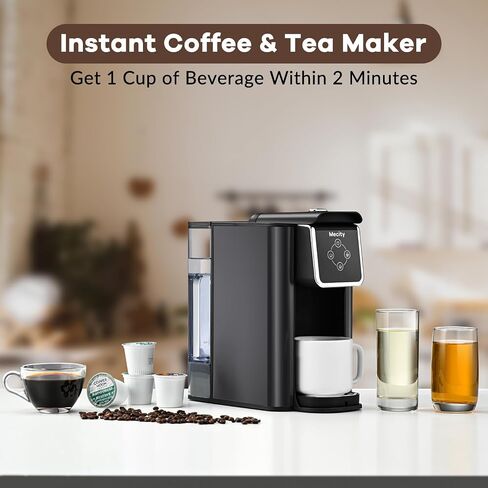Mecity Pink Coffee Maker 3-in-1 Single Serve Coffee Machine, For Flat Bottom Coffee Capsule, Ground Coffee, 6 to 10 Ounce Cup, Removable 50 Oz Water Reservoir, 120V 1150W in Kuwait