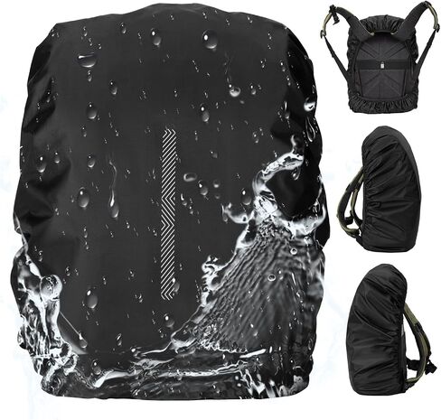 K&F Concept Waterproof Backpack Rain Cover with Reflective Strip, Waterproof Ultralight Backpack Cover for Hiking, Camping, Biking, Outdoor, Traveling in Saudi Arabia