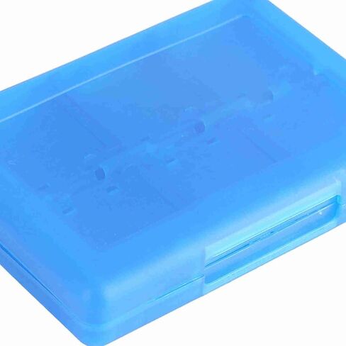 حافظة حامل خرطوشة بطاقة الألعاب Aramox 22 لجهاز 3DS DSL DSI LL، صندوق تخزين بلاستيكي PP مع بطاقتي SD، 2 بطاقة TF، قلمين، حماية من الغبار، تصميم الجيب (أزرق) in Saudi Arabia