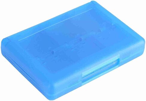 حافظة حامل خرطوشة بطاقة الألعاب Aramox 22 لجهاز 3DS DSL DSI LL، صندوق تخزين بلاستيكي PP مع بطاقتي SD، 2 بطاقة TF، قلمين، حماية من الغبار، تصميم الجيب (أزرق) in Saudi Arabia