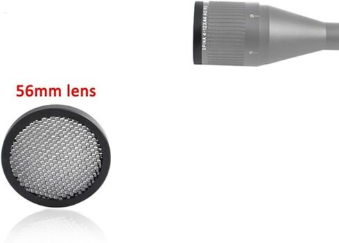 Riflescopes Kill Flash Cover 56MM ظلة واقية من الشمس غطاء غطاء Killflash أسود in Kuwait