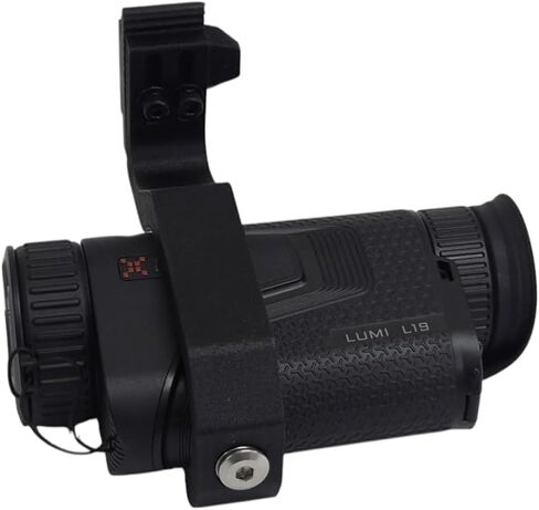 Forge301 Nocpix Lumi خوذة جبل للمنظار الحراري الأحادي - موديلات P13، L19، H35، L35R، H35 - إطلاق سريع، عين يسار/يمين قابلة للعكس - ألياف الكربون PET - أسود in Saudi Arabia