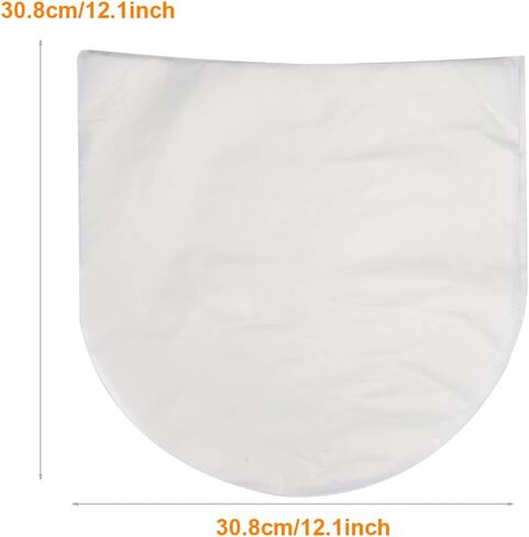 SUNGOOYUE 100-Pack Clear Record Sleeves, 12.1 X 12.1 Inch Polyethylene Protection Covers, Antistatic Storage Bags for 12-Inch LP Albums in Saudi Arabia