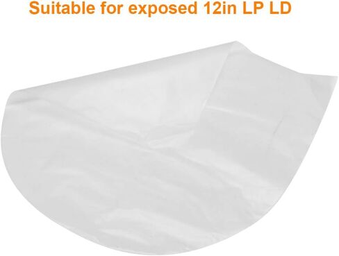 SUNGOOYUE 100-Pack Clear Record Sleeves, 12.1 X 12.1 Inch Polyethylene Protection Covers, Antistatic Storage Bags for 12-Inch LP Albums in Saudi Arabia