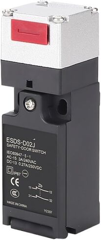 SafetyDoorInterlock Switch Plug-in القفل الكهرومغناطيسي LimiSwitch CNC Machine قفل باب الأمان قفل ميكانيكي (ESDS-K5 10PCS) in Saudi Arabia