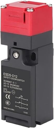 SafetyDoorInterlock Switch Plug-in القفل الكهرومغناطيسي LimiSwitch CNC Machine قفل باب الأمان قفل ميكانيكي (ESDS-K5 10PCS) in Saudi Arabia