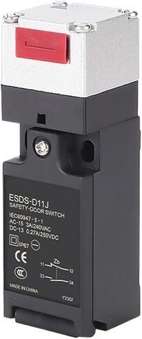 SafetyDoorInterlock Switch Plug-in القفل الكهرومغناطيسي LimiSwitch CNC Machine قفل باب الأمان قفل ميكانيكي (ESDS-K5 10PCS) in Saudi Arabia
