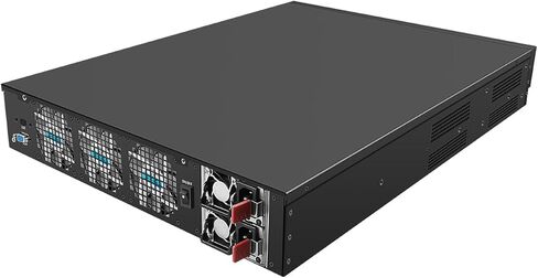HUNSN Dual Hot Swappable Power 2U Firewall Appliance XEON Server مع IPMI، OPNsense، VPN، 2 x E5 2699 V3، RJ70، C612، 6 x LAN، 2 x SFP+ 82599، 0 RAM، 0 تخزين، Barebone No System in Kuwait