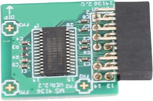 Dpofirs TPM2.0 Encryption Security 14 Pin, MS 4136 TPM 2.0 Computer Adapter for Motherboard, Trust Platform Module 2. in Saudi Arabia