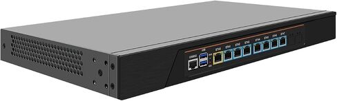 أجهزة جدار الحماية HUNSN 10GbE، VPN، 1U Rackmount، OPNsense، جهاز الشبكة، I5 4210M، RJ68، 8 x I226-V 2.5GbE LAN، 2 x SFP+ 82599ES، 0 RAM، 0 تخزين، Barebone No System in Saudi Arabia