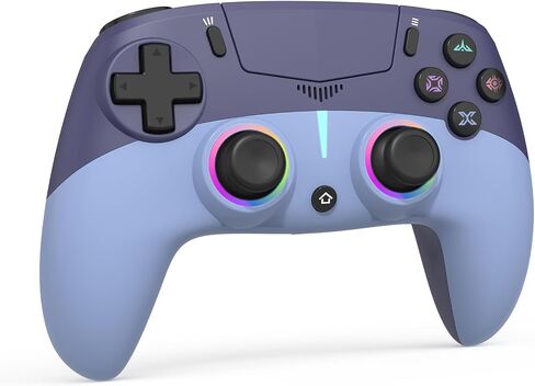وحدة تحكم لاسلكية MWCG لجهاز PS5، متوافقة مع PS5 Pro/Slim/PC، اهتزاز مزدوج، وظيفة معدلة، 8 أوضاع إضاءة، مقبس صوت 3.5 مم، لوحة ألعاب للتحكم في الحركة ذات 6 محاور مع مكبر صوت in Kuwait