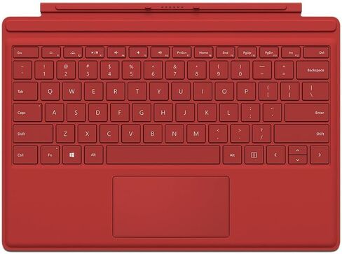 Microsoft Surface Pro 4 Type Cover - Red (Renewed) in Saudi Arabia