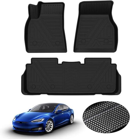 KUST Floor Mats for Ford Edge 2015-2024, All Weather Floor Liners TPE Rubber Mats Ford Edge Accessories High Edge in Saudi Arabia