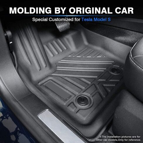 KUST Floor Mats for Ford Edge 2015-2024, All Weather Floor Liners TPE Rubber Mats Ford Edge Accessories High Edge in Saudi Arabia