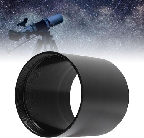 أنبوب تمديد للتصوير الفوتوغرافي لتلسكوب Jectse، M48x0.75 50 مم من سبائك الألومنيوم، قياس واضح للصور، سهل التركيب والإزالة، متين، بخيوط قياسية، للتلسكوبات والكاميرات in Saudi Arabia