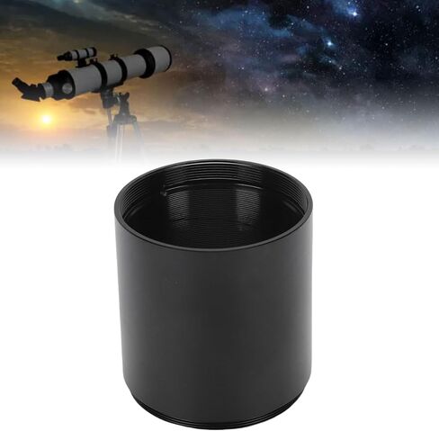 أنبوب تمديد للتصوير الفوتوغرافي لتلسكوب Jectse، M48x0.75 50 مم من سبائك الألومنيوم، قياس واضح للصور، سهل التركيب والإزالة، متين، بخيوط قياسية، للتلسكوبات والكاميرات in Saudi Arabia