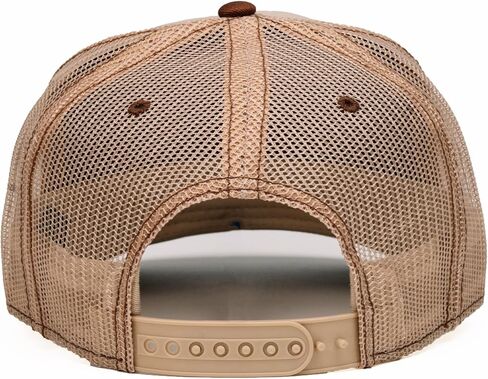 قبعة Nuthin Fancy CO Pioneer Snapback، قبعة سائق الشاحنة قابلة للتعديل للرجال والنساء مع تباين تحت الفاتورة، نقدًا - أسود وأبيض in Kuwait